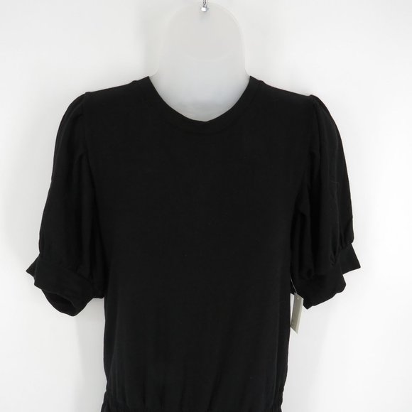 Daily Ritual Women's Puff-Sleeve Supersoft Terry Romper Large NWT - Picture 2 of 5